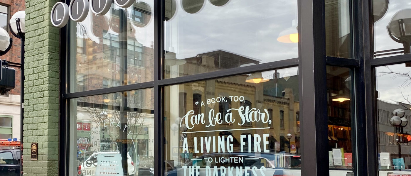 Literati Bookstore on Washington Street.