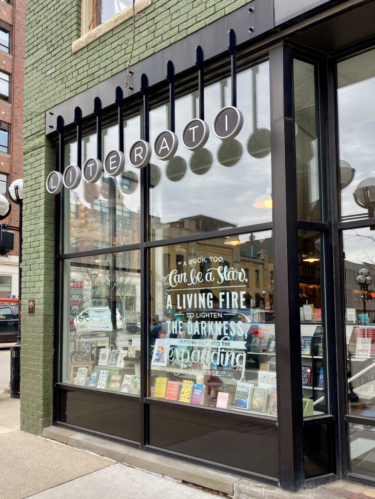 Literati Bookstore on Washington Street.