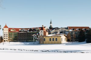 Bavarian building in Frankenmuth, Michigan