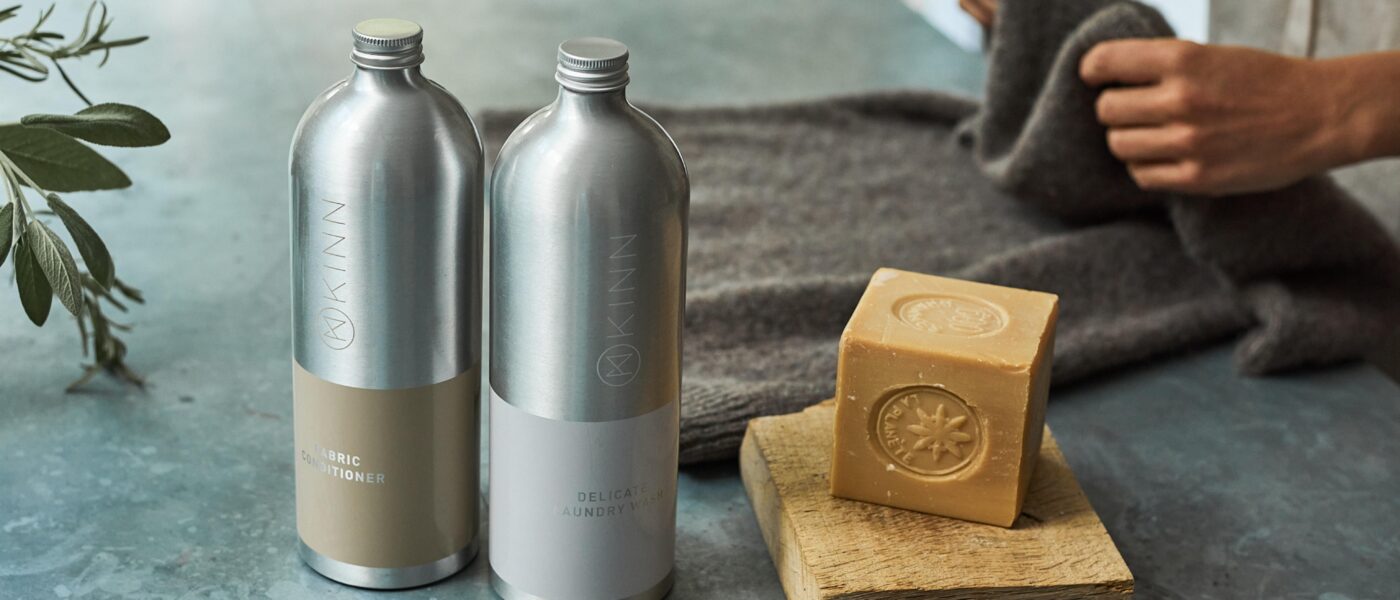 Refillable bottles and bar soap