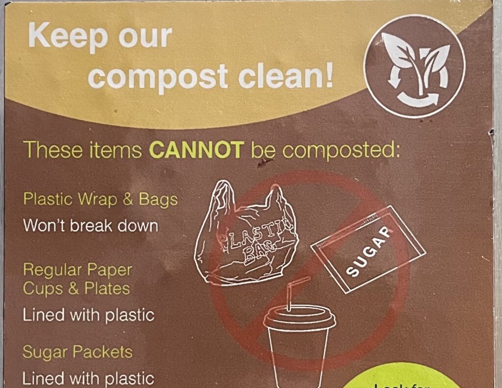 University of Michigan’s Composting Sign