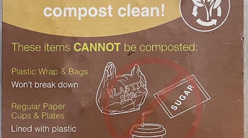 University of Michigan’s Composting Sign