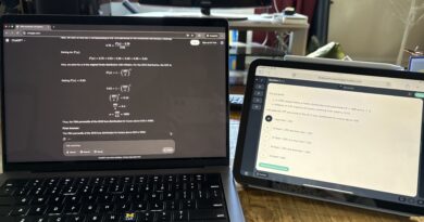 Computer with Chat-GPT on the screen